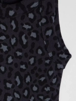 Летний кроп топ трикотажный детский