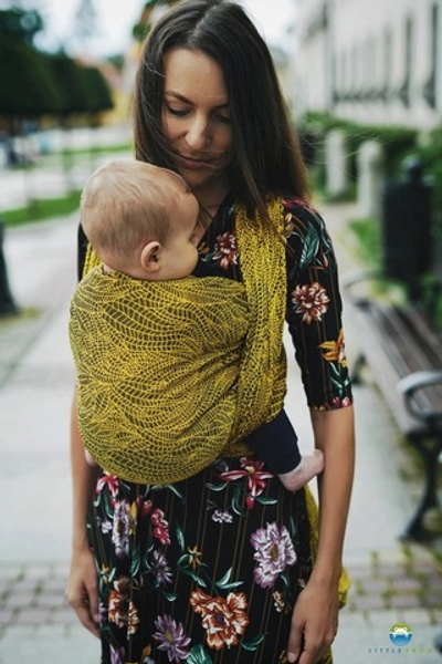 Слинг-шарф «Уайльд лимонный»