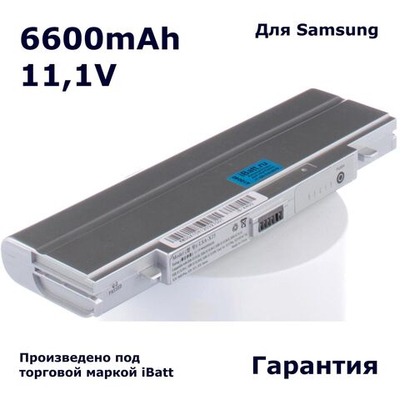 Аккумулятор iBatt 6600mAh, для SSB-X15LS6 AA-PB0NC6B SSB-X15LS3