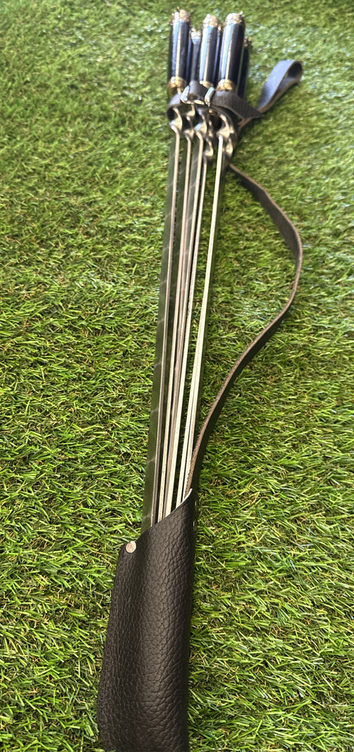 Набор шампуров 6шт 3*12*45 Лесная фауна Мини в колчане