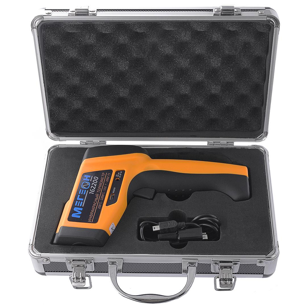 Измеритель температуры лазерный (пирометр) МЕГЕОН 162200