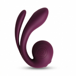 Вибратор с тройной стимуляцией SVibe Snail GIZI Pro виноградный (фиолетовый)