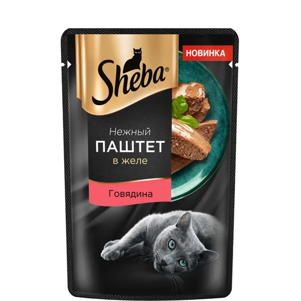 Паштет говядина в желе, 75г Sheba