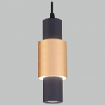 Подвесной светильник Eurosvet Bento 50204/1 LED черный/матовое золото