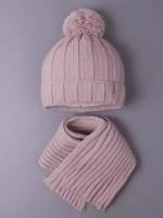 Шапка для девочки осенняя и шарф