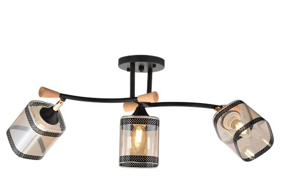 5082/3 BK+WOOD (4) Люстра (RL)