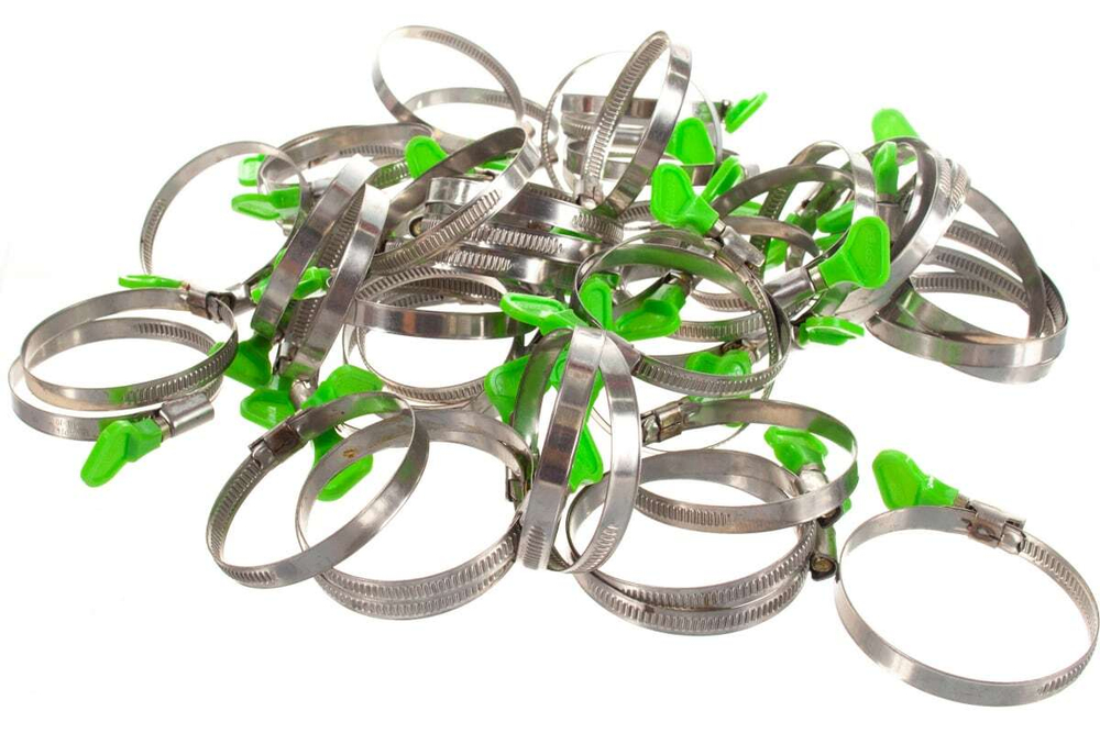 ХОМУТ МЕТАЛЛ СИБРТЕХ С ФОРМОЙ КЛЮЧА 50-70ММ 1ШТ 47554