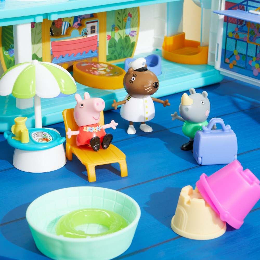 Hasbro Peppa Pig - Набор "Пассажирский корабль" с 3 фигурками и аксессуарами F6284 / артикул   F6284  / GTIN 5010996160379
