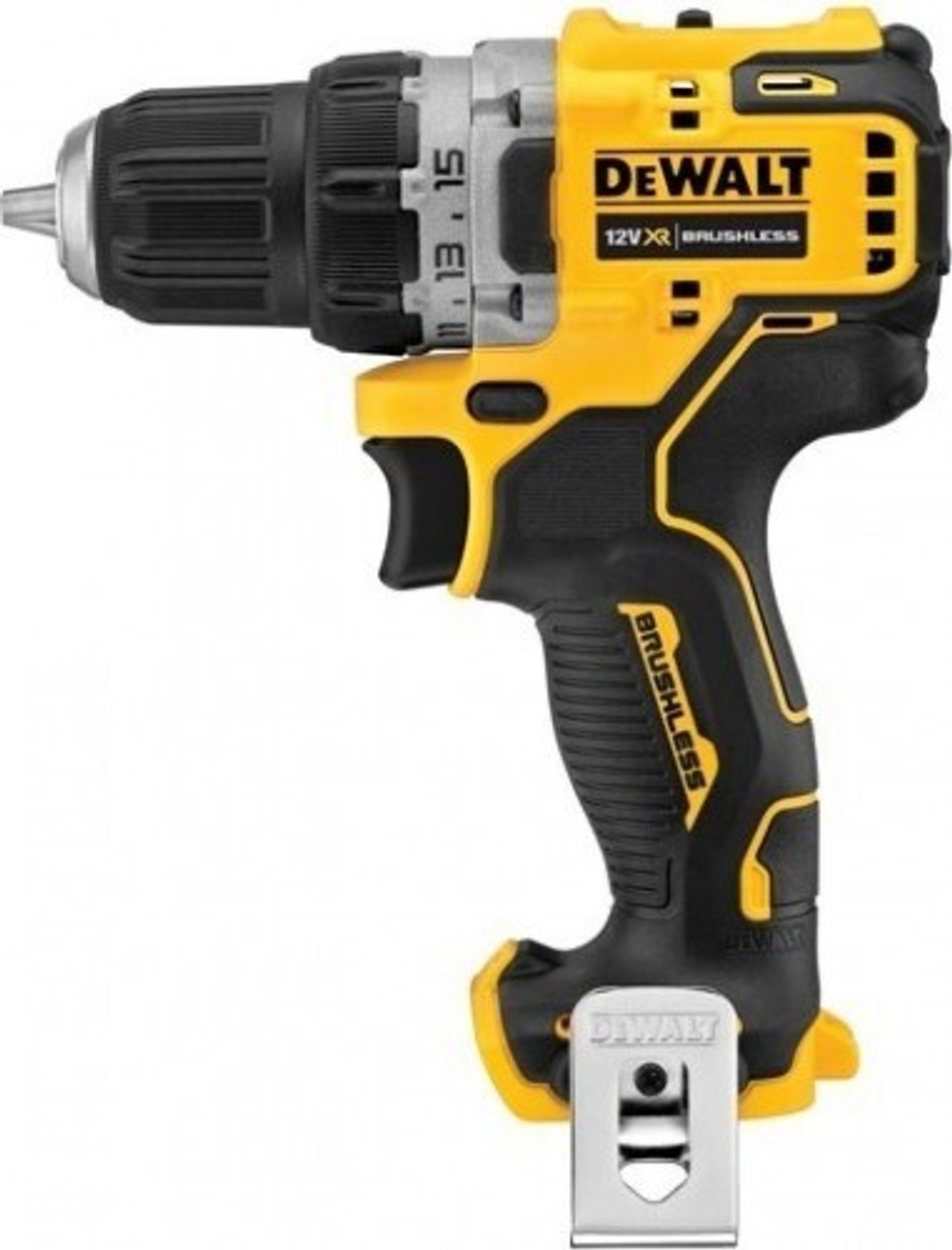 Дрель-шуруповерт аккумуляторная DeWALT DCD 701 N бесщеточная, без АКБ и ЗУ DCD701N-XJ