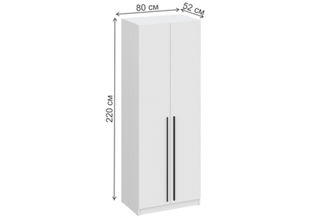 Шкаф Woodville Бирма ШК-800 белое дерево, белое дерево
