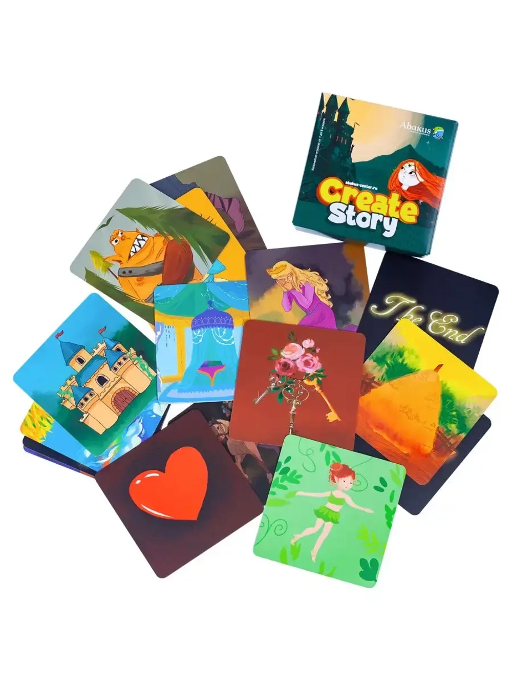 Развивающие карточки Игра Create story на воображение
