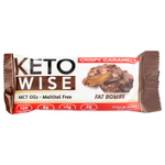 Keto Wise, Fat Bombs, хрустящая карамель, 7 упаковок по 32 г (1,13 унции)