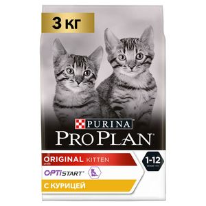 Сухой корм для котят Pro Plan Original с курицей