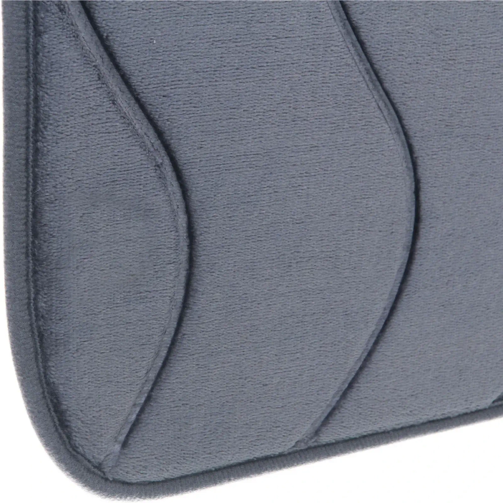 Коврик для ванной 50*80"Волна» серый