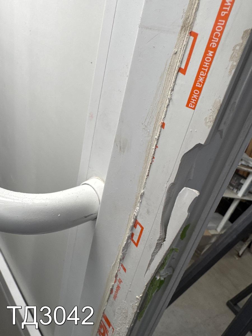 Дверь пластиковая входная Б/У 2040(в) x 1040(ш)