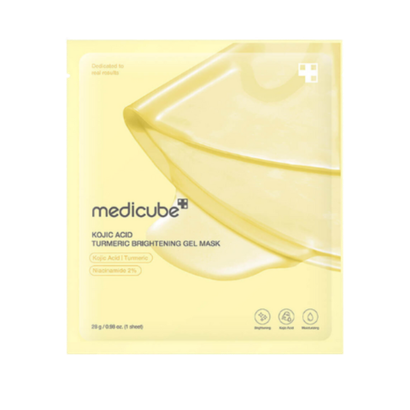 Мedicube Kojic Acid Turmeric Brightening Gel Mask гидрогелевая маска для сияния кожи