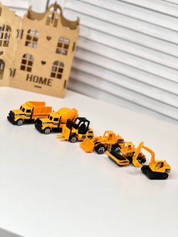 Набор машинок Спецтехника 6шт. в коробке (200648143)