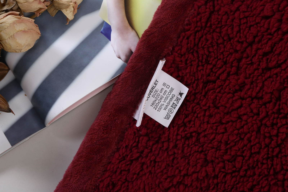 Плед 160х220 Sofi De MarkO Флориан марсала