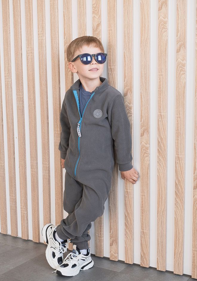 Комбинезон флисовый (Пепельный)