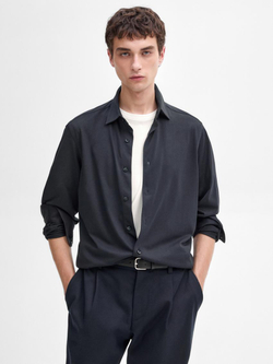 Massimo Dutti Рубашка из 100% хлопка, темно-серый