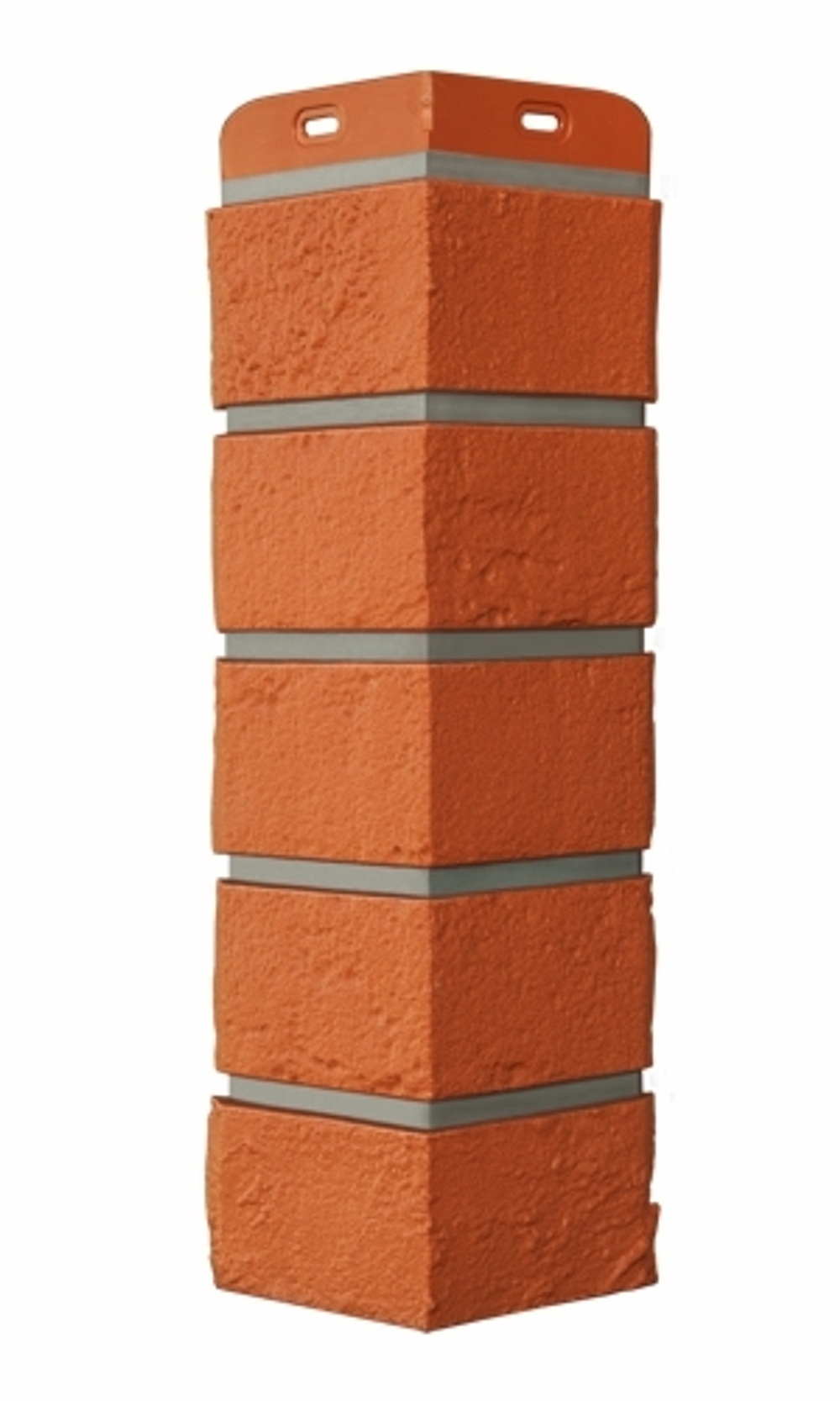 Угол наружный Grand Line Состаренный кирпич Премиум Коралловый