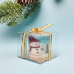 Свеча новогодняя «С новым годом» 5*4,5 см, микс