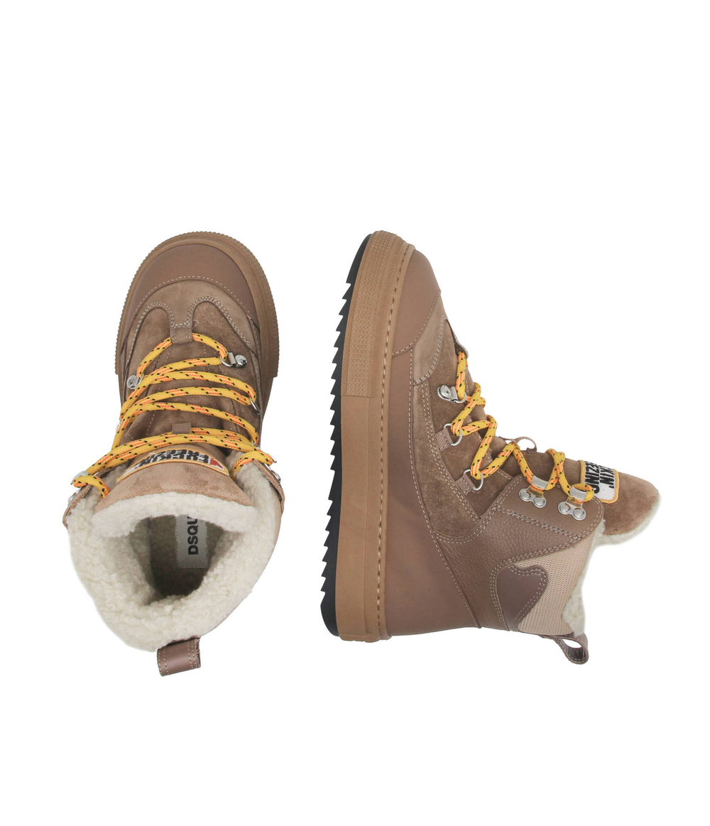 Кожаные угли Dsquared2 - коричневый(SNW0257 25100041)