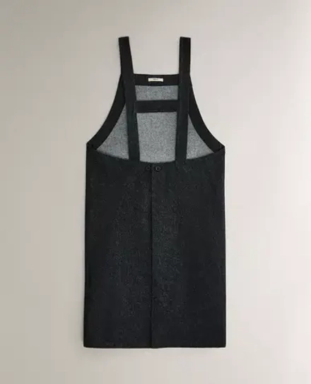 ZARA HOME ДЛИННЫЙ ДЖИНСОВЫЙ ФАРТУК, СИНИЙ