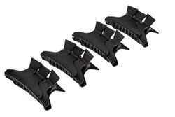 Зажим для волос Harizma “бабочка”, черный 12 штук (h10896-15)