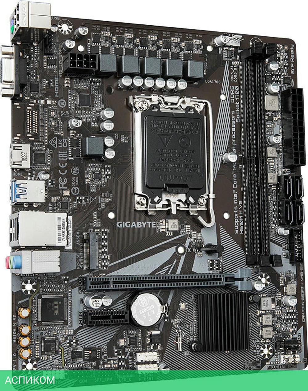 Материнская плата GigaByte H610M H V2 DDR5