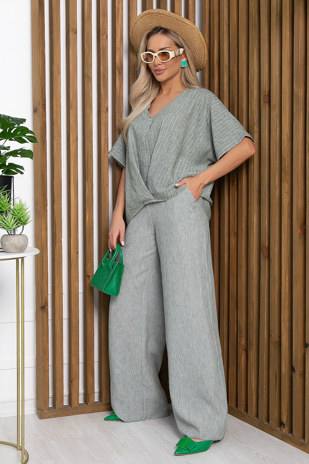 Костюм Свобода мысли (зеленый) К13327-7М LT Collection