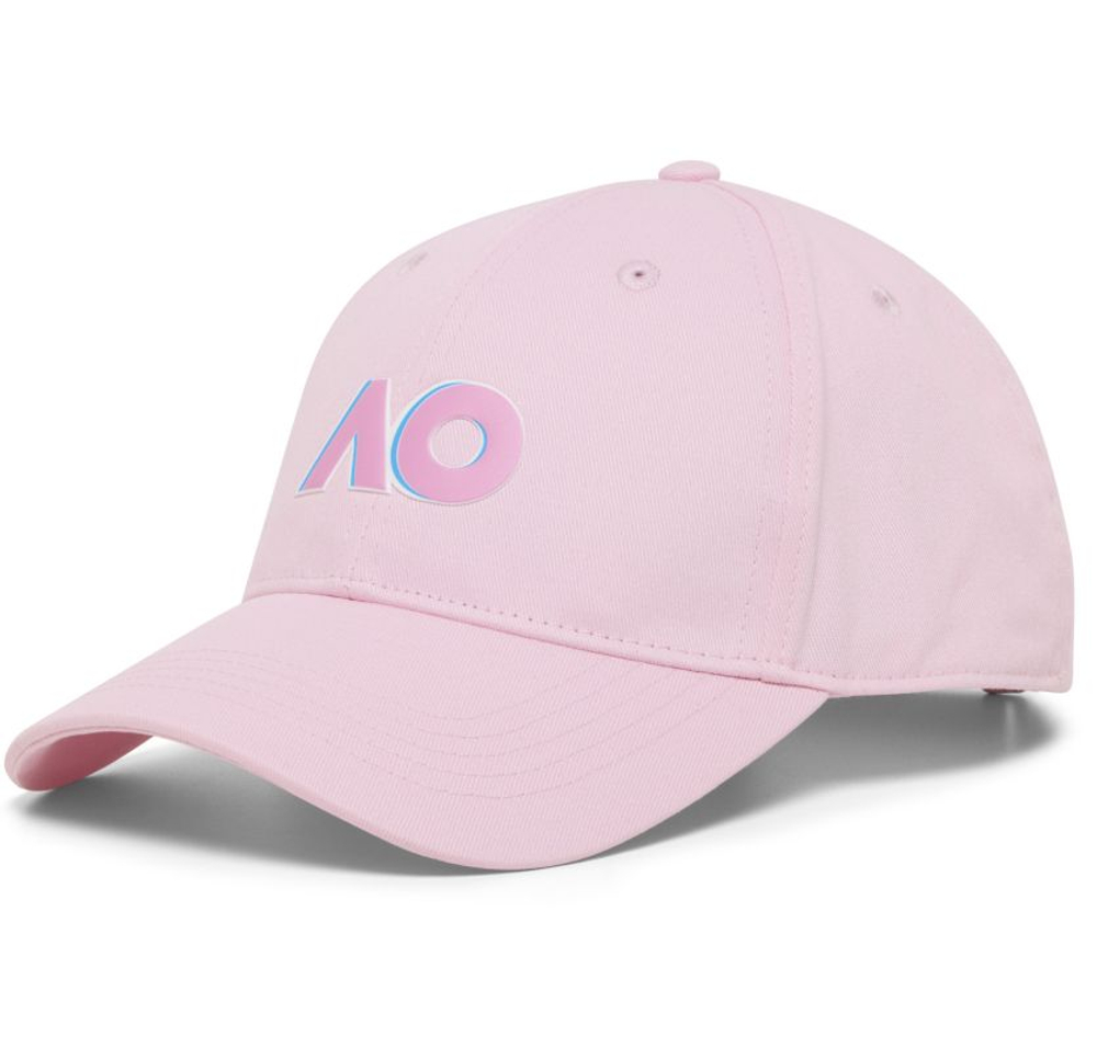 Теннисная кепка Australian Open Adults Logo - pardait pink