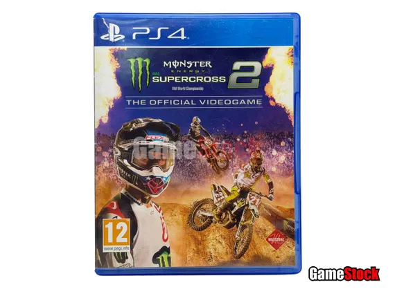 PS4 Monster Energy Supercross 2 The Official Videogame (Б/У, Английская версия, CUSA-13220)