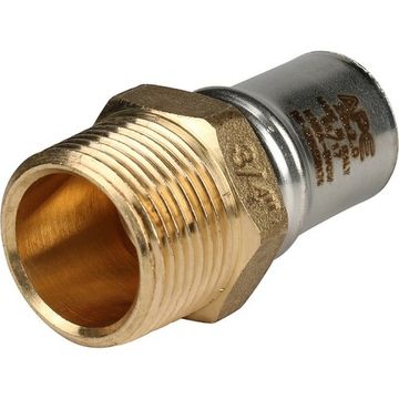 Переходник пресс Stout 20x3/4" НР с наружной резьбой (SFP-0001-003420)