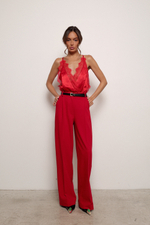 Брюки красные