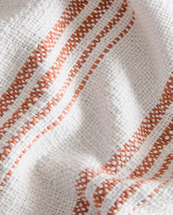 Zara Home - Хлопковое полосатое одеяло, экрю, 140x190 см