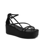 Кожаные босоножки Calvin Klein - черный(HW0HW01949)