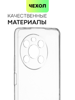 Чехол BROSCORP для Honor X9 (арт. HW-HX9-TPU-01-TRANSPARENT)