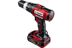 Ударная дрель-шуруповер ЗУБР 18В, 2 АКБ 2Ач, в кейсе ДШУ-185-22