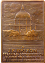 France, Joseph-Eugène Brizon Commemorative Plaquette, 1933