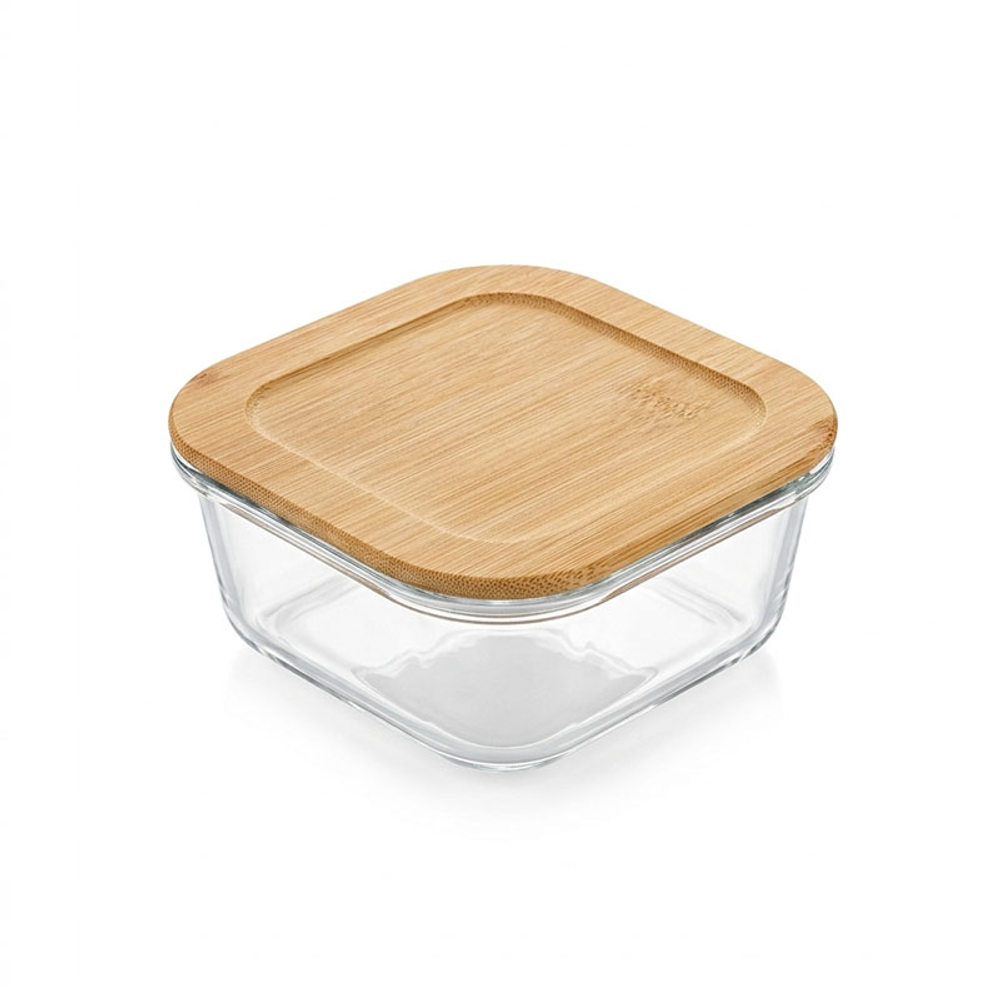 Контейнер стеклянный Fårö, квадратной формы, с крышкой, 520 мл