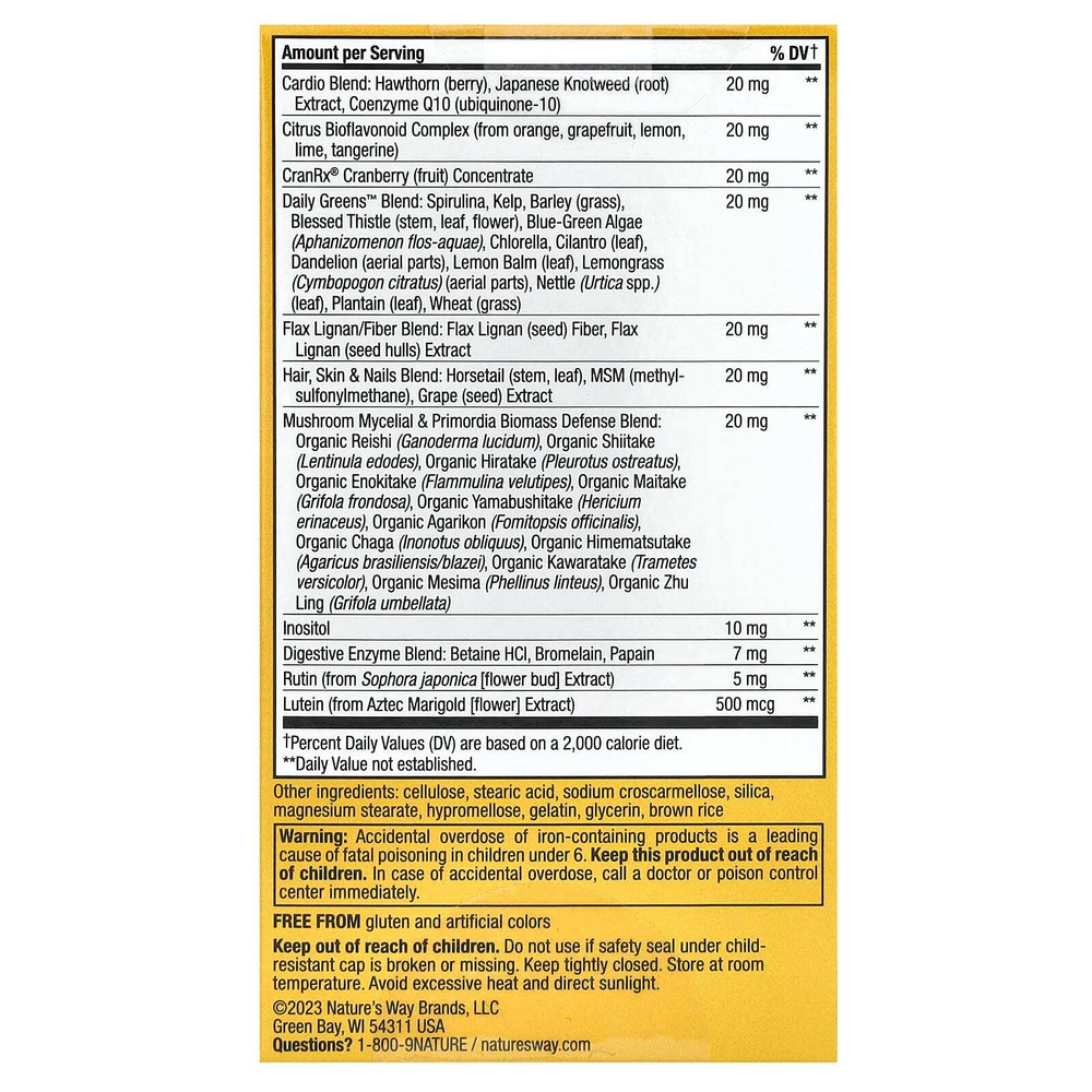 Nature's Way, Alive!, ультрамультивитамины для женщин, 60 таблеток