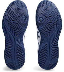 Мужские кроссовки теннисные Asics Gel-Dedicate 8 - white/blue expanse