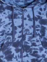 Худи для девочки синяя варенка