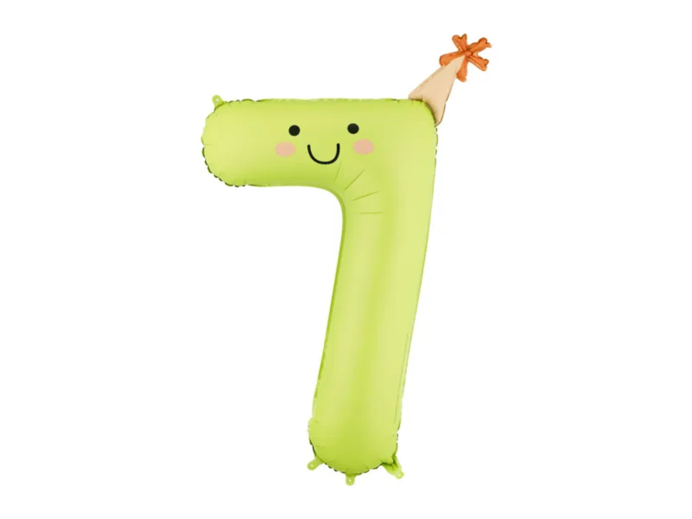 Шар с колпачком "Цифра 7" (86 см)