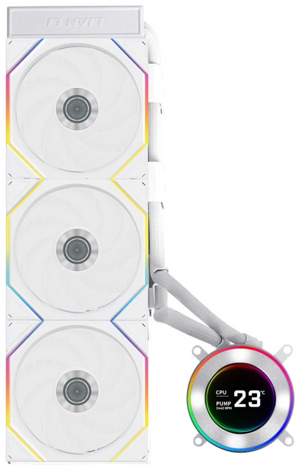 Кулер LIAN LI Hydroshift ll LCD-C 360TL White G89.GHS2LCD36TW.00