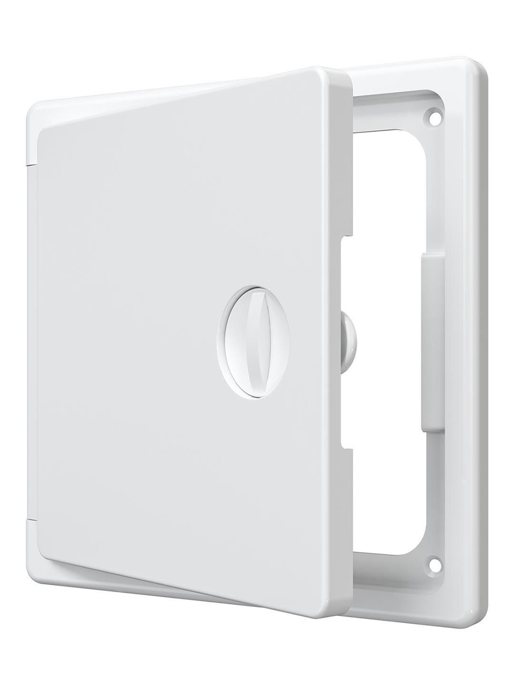 Люк ревизионный ЛТП накладной ручка-задвижка 150х150 пластик EVECS