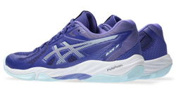 Женские кроссовки для бадминтона/сквоша Asics Blade FF - eggplant/aquamarine