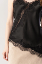 Топ с кружевом