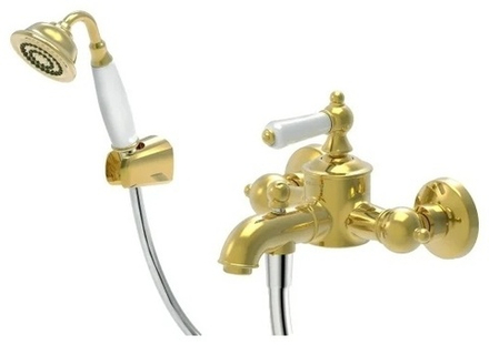 F675109G-B BRAVAT ART смеситель для ванны, золото (к/к 4)